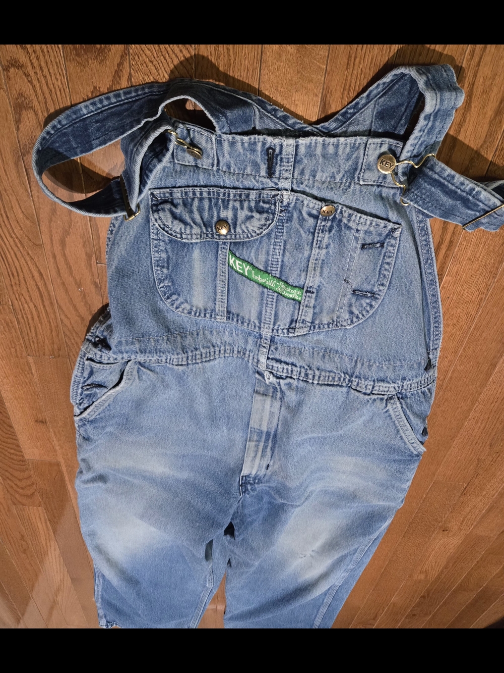 Light Blue Key Imperial Denim Men's Jeans Overalls - Picture 3 of 10